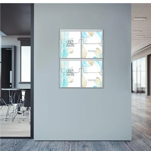 Transparent Wall File Holder Storage